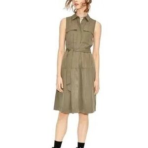 Maison Jules Olive Midi Dress